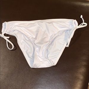 White Bikini Bottom Mossimo Size M NWT